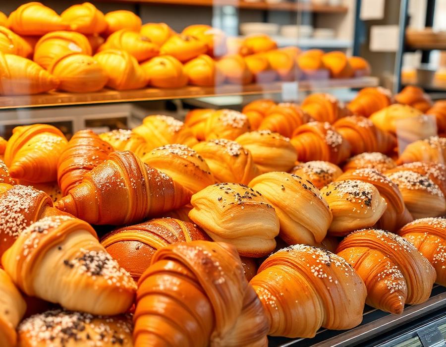 Freshly baked desserts and pastries